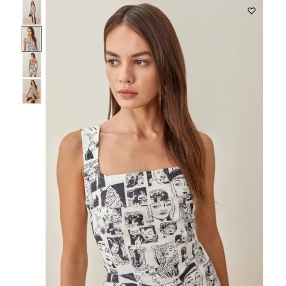 Davies Bustier Denim Mini Dress in Comic SOLD OUT - Picture 4 of 5